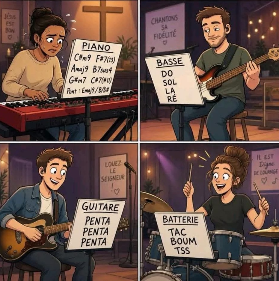 Comparaison musiciens 2