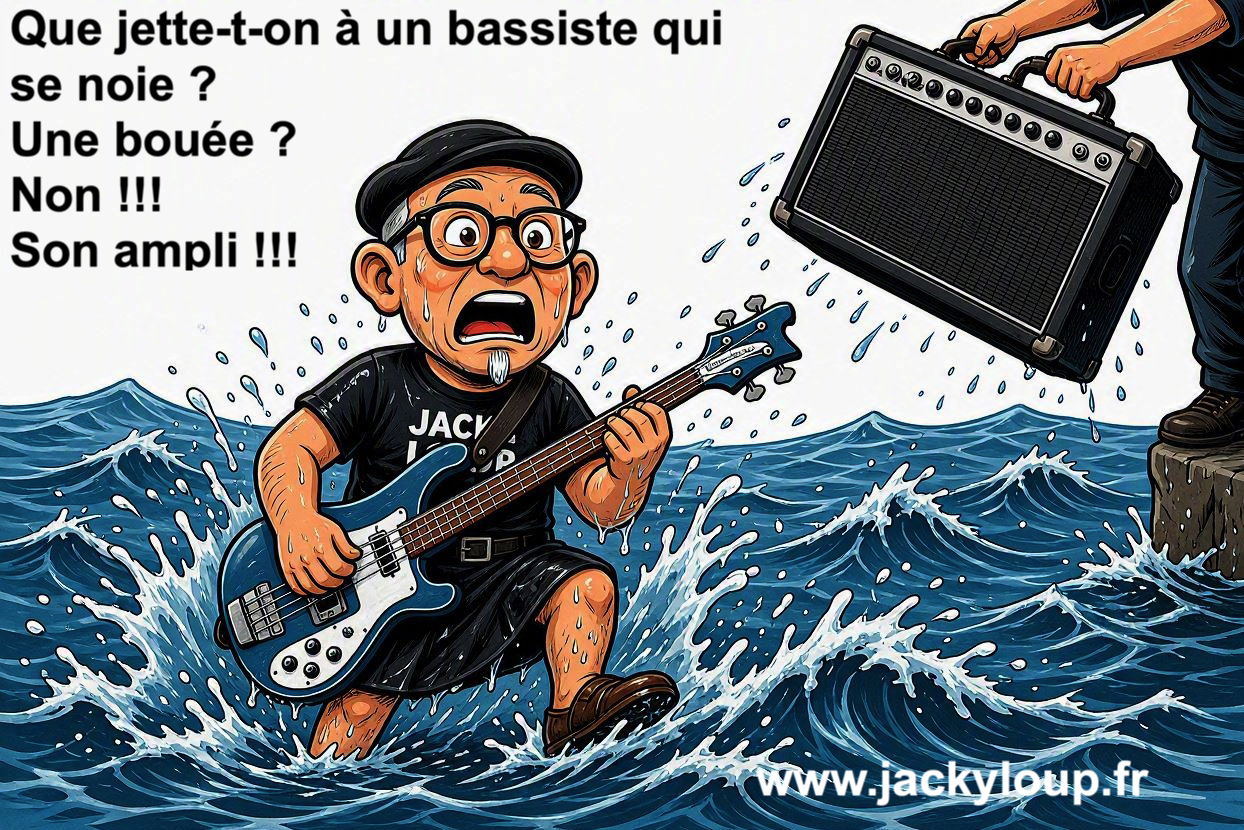 Bassiste qui se noie