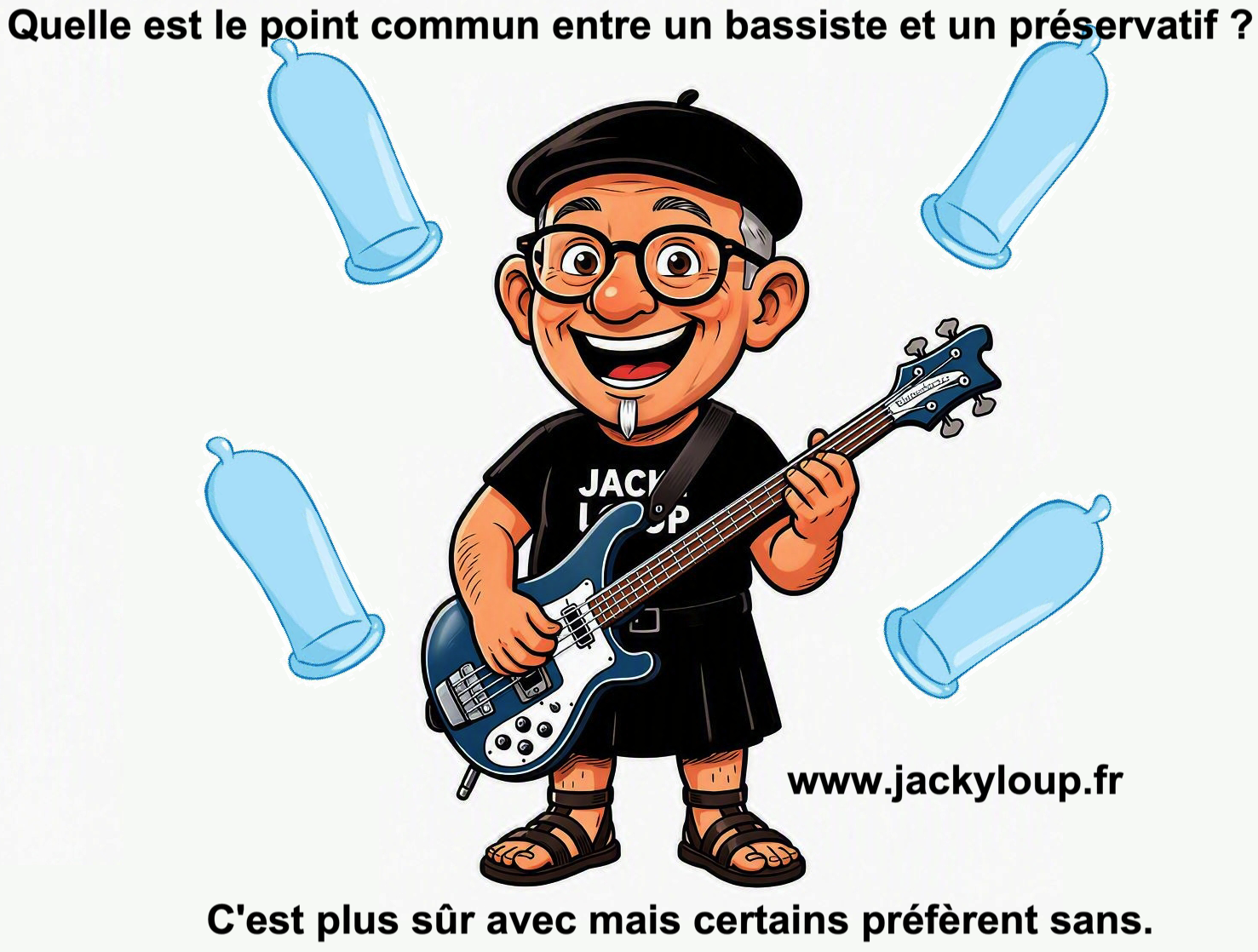 Bassiste vs préservatif