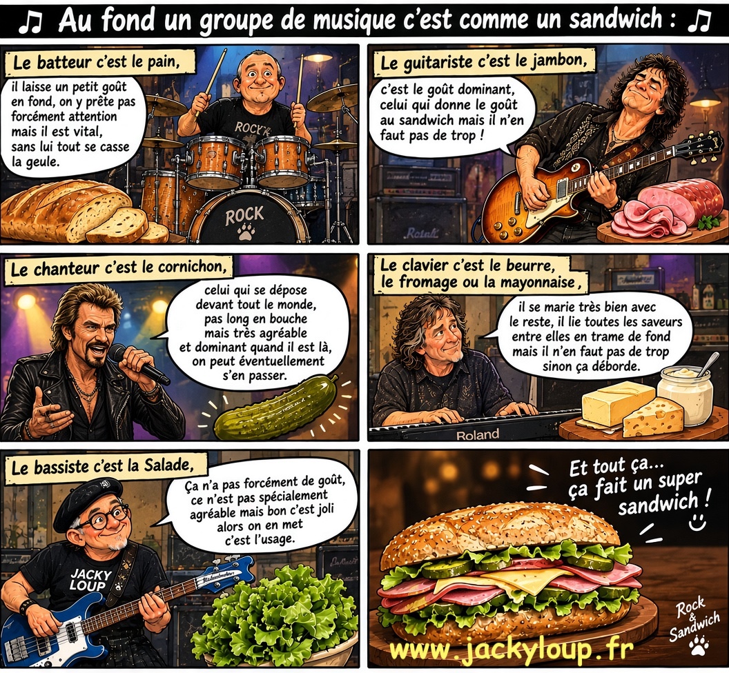 La musique est comme un sandwich